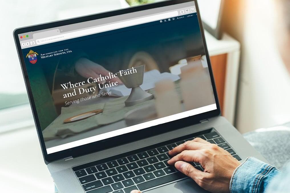 Archdiocese for the military wins top website award in US and Canada