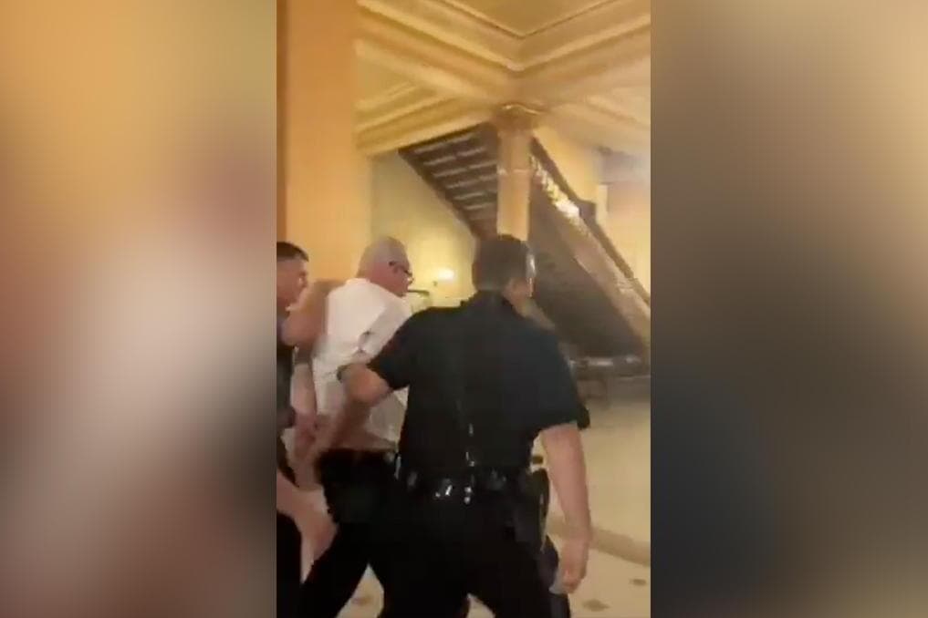 Satanic Grotto leader detained at Kansas Capitol after punching man who tried to intervene