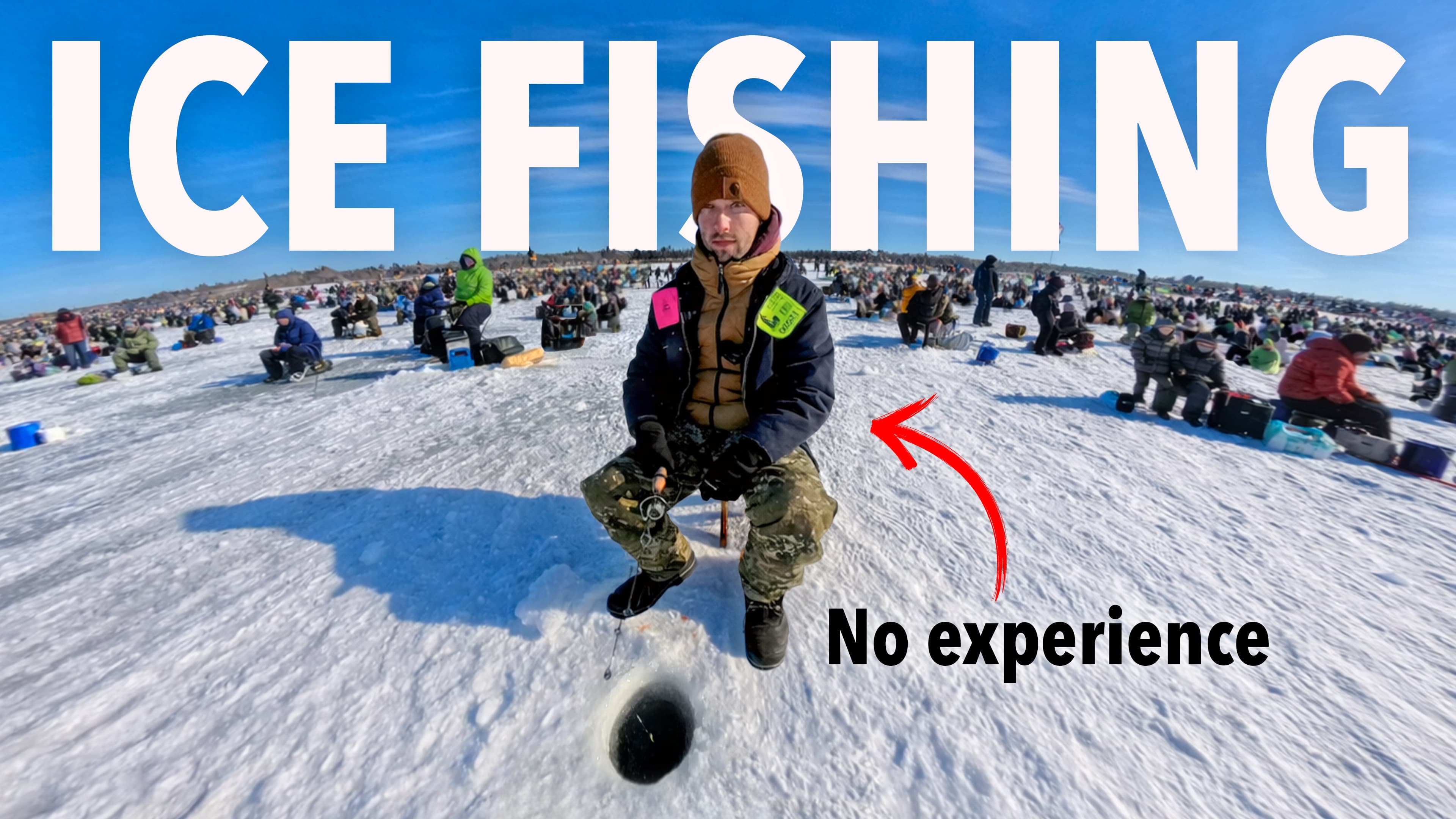 I Competed in The World's Largest Ice Fishing Competition with No Experience