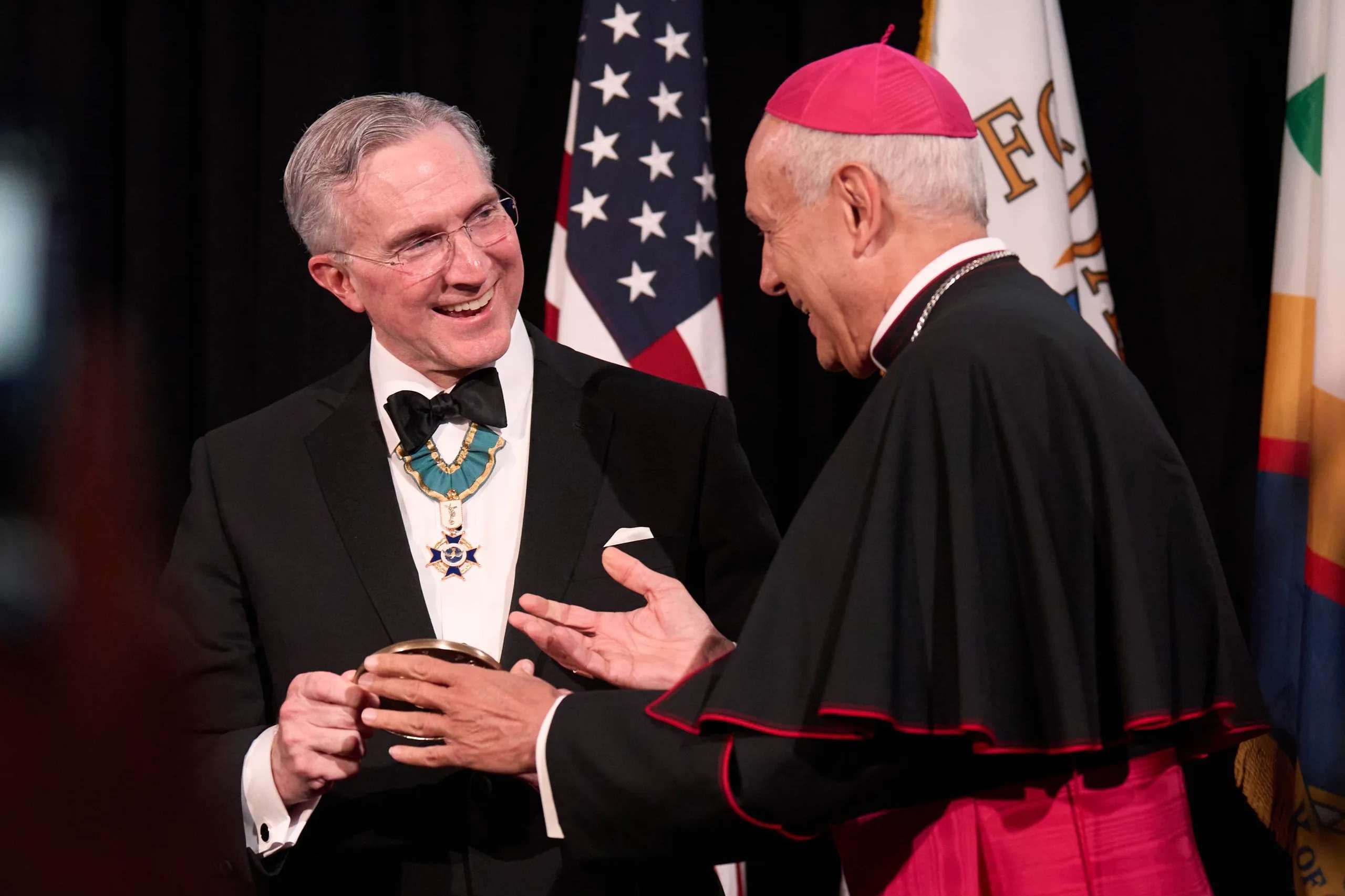 Knights of Columbus leader honored with award from Path to Peace Foundation
